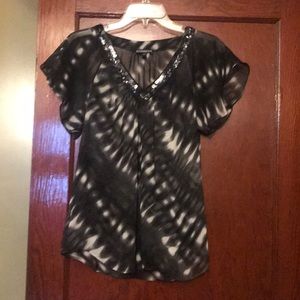 Fun sheer sparkly top from express